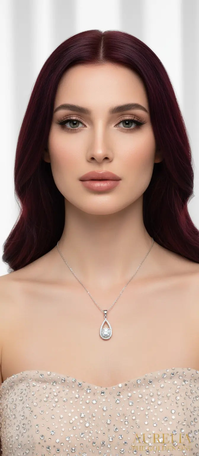 Γυναίκα με κολιέ